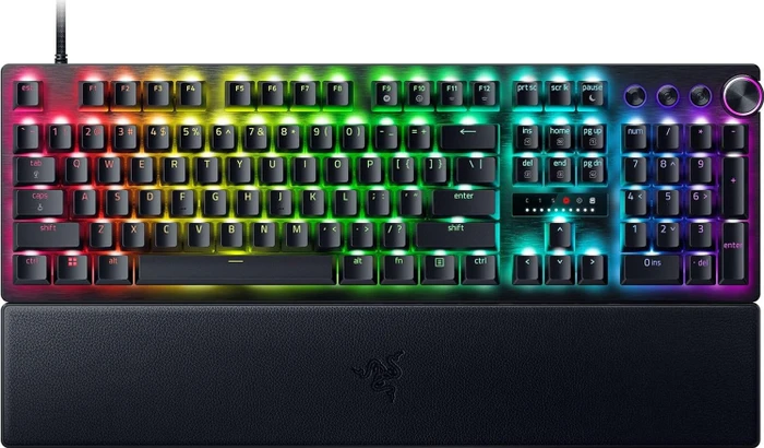 Razer Huntsman V3 Pro, schwarz, LEDs RGB, Razer Analog Optical Switch Gen-2, USB, DE (RZ03-04970400-R3G1)