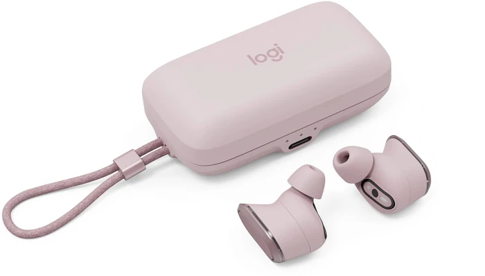 Logitech Zone True Wireless rosa