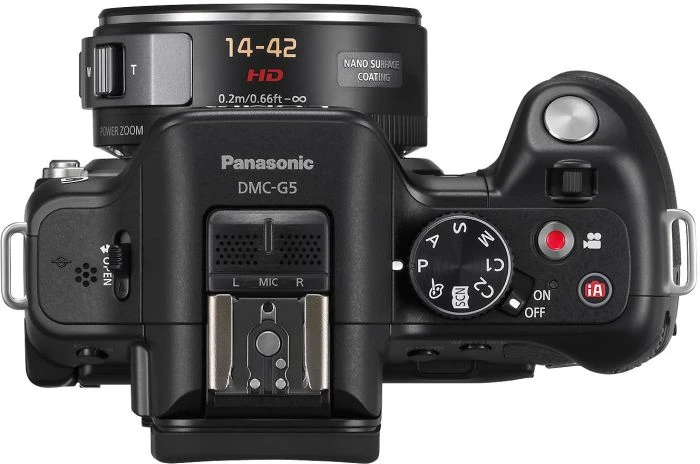 Panasonic Lumix DMC-G5 schwarz mit Objektiv Lumix G X Vario PZ 14-42mm 3.5-5.6 ASPH OIS