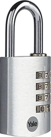 Yale YE3CB/38 Alu silber, Zahlenschloss