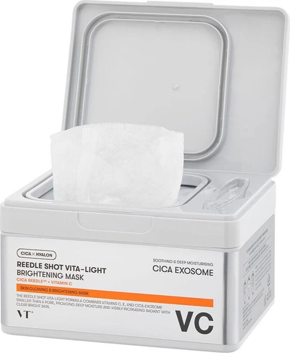 VT Cosmetics Reedle Shot Vita-Light Brightening Mask, 30 Stück