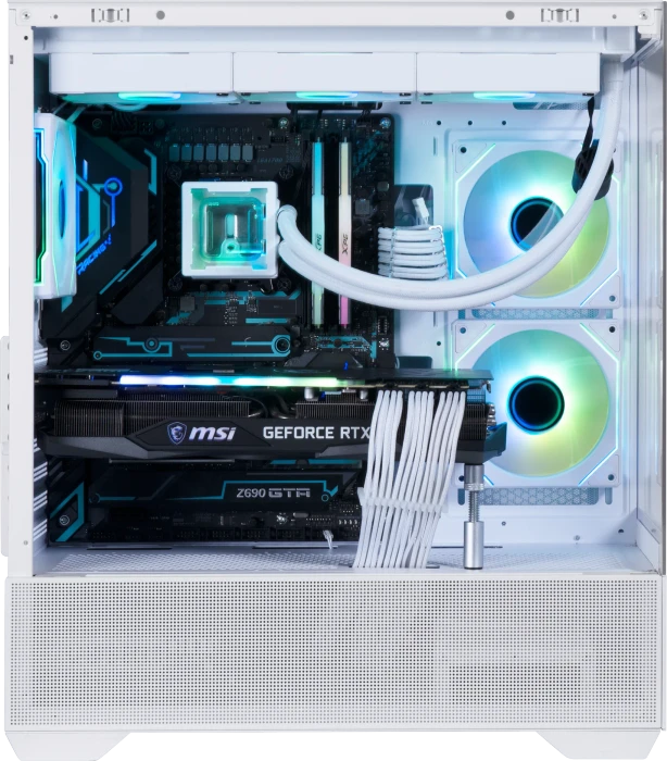 BitFenix CETO Basic White, 3A, Lüfter LED ARGB, Glasfenster