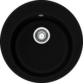 Franke Pamira ROG 610-41 Einbau Becken mittig onyx