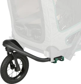 Trixie Jogger Umbausatz für Fahrrad-Anhänger mit Federung S Set