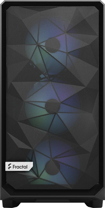 Fractal Design Meshify 2 Lite RGB Black TG Light Tint, Glasfenster