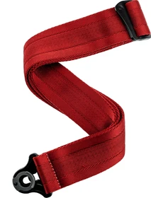 D'Addario Auto Lock Nylon Guitar Strap Blood Red
