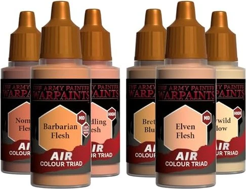 Army Painter Warpaints Air Triad Rose Skin Tone Farbset, 6-tlg.