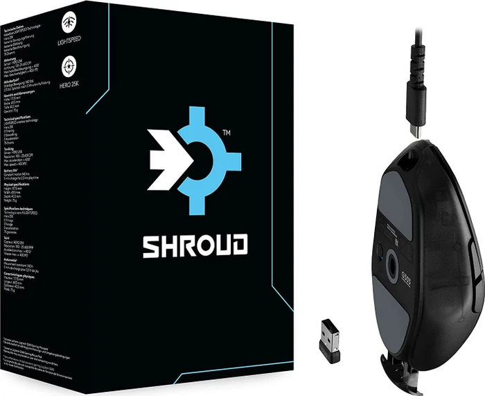 Logitech G303 SHROUD Edition Wireless Gaming Mouse, USB