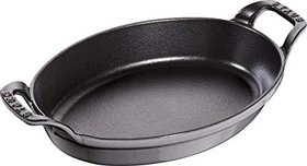 Zwilling Staub Specialties Auflaufform oval 18x24cm graphit-grau
