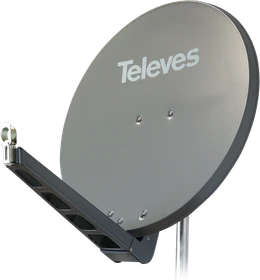 Televes QSD75 Aluminium Sat-Reflektor graphit
