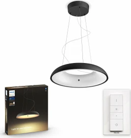 Philips Hue White Ambiance Amaze Pendelleuchte schwarz