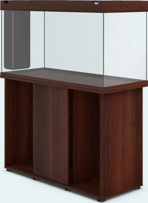 Juwel Rio 350 LED Aquarium-Set mit Unterschrank, dunkles Holz/dunkles Holz, 350l