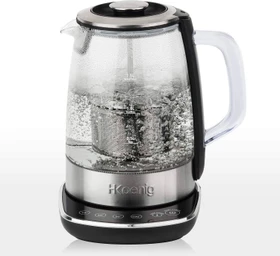 H.Koenig TI600 Glas-Wasserkocher/Teekocher