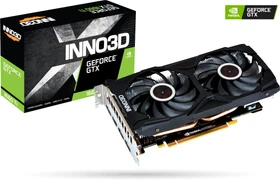 INNO3D GeForce GTX 1660 Ti Gaming OC X2, 6GB GDDR6, HDMI, 3x DP (N166T2-06D6X-1710VA15L)