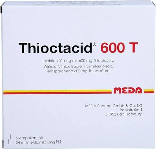 Thioctacid 600 T Injektionslösung, 120ml (5x 24ml)