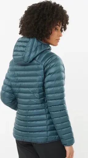 Salomon Elixir Micro Down Hooded Funktionsjacke midnight navy (Damen)