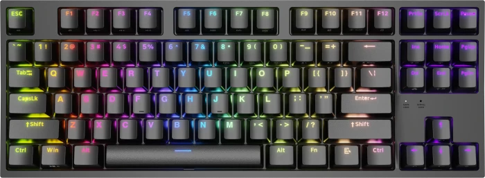 Genesis Thor 404 TKL, schwarz, LEDs RGB, hot-swap, Gateron Pro YELLOW, USB, DE