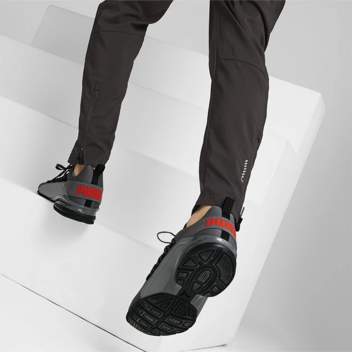 Puma Axelion Refresh puma black/cool dark grey/puma red (Herren)