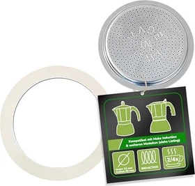 Bialetti Gummidichtung + Filter für 4 Tassen Aluminium