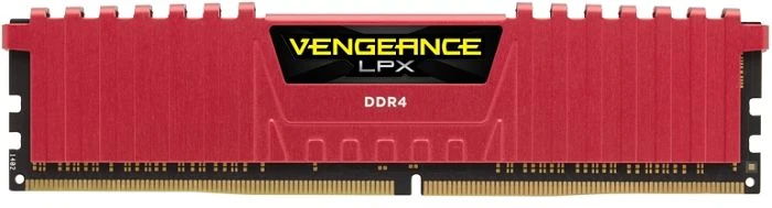 Corsair Vengeance LPX rot UDIMM 16GB Kit, DDR4-3000, CL15-17-17-35