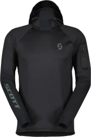 Scott Trail Storm Hoodie Trikot langarm schwarz (Herren)