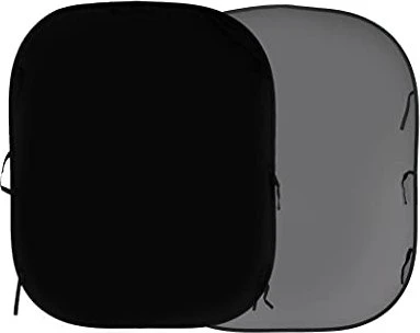 Lastolite Falthintergrund schwarz/grau 150x180cm