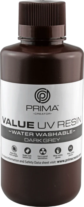 PrimaCreator Value Water Washable UV Dark Grey, 500g