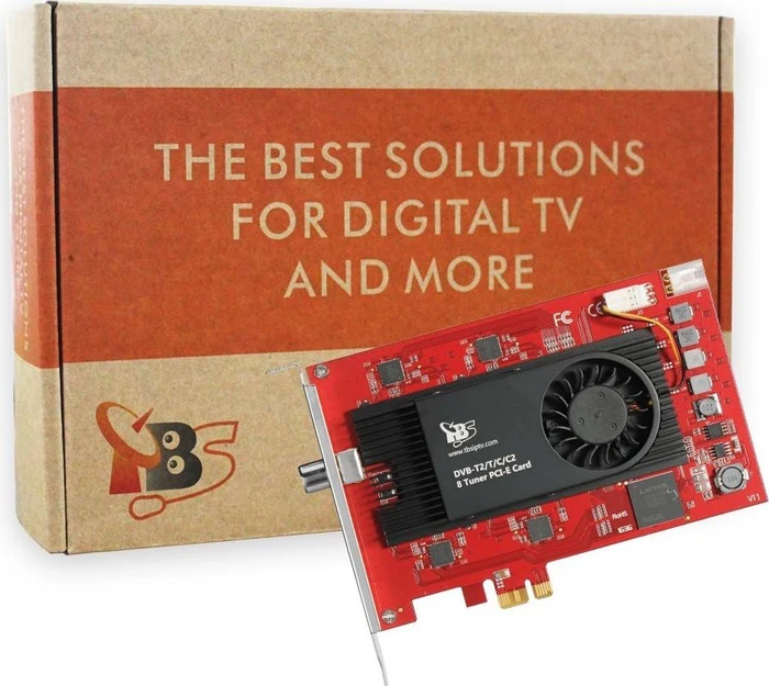 TBS DVB-T2/C2/T/C/ISDB-T Octa-Tuner, PCIe x1