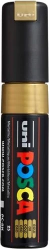 Uni-Ball POSCA PC-8K Acrylmarker gold