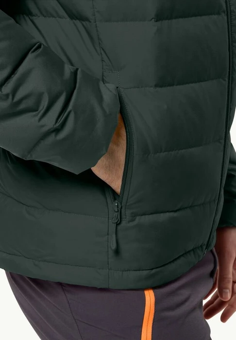 Jack Wolfskin Ather Down Hoody Funktionsjacke black olive (Herren)