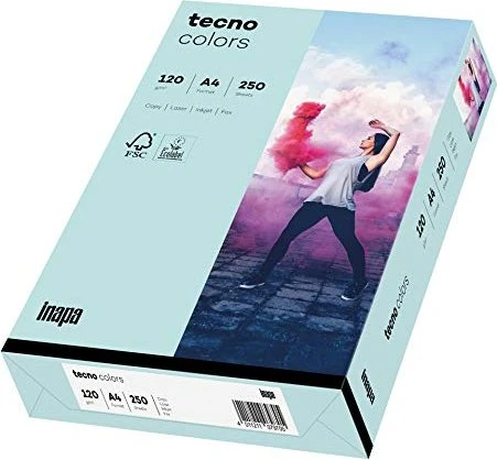 inapa tecno colors Universalpapier hellblau, A4, 120g/m², 250 Blatt