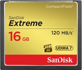 SanDisk Extreme R120/W60 16GB