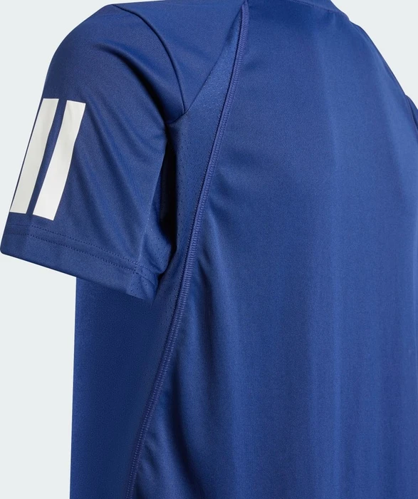 adidas Club Tennis 3-Streifen Funktionsshirt kurzarm dark blue (Junior)