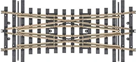 Märklin - Spur 1 Gleis - Doppelte Kreuzungsweiche Mittelteil Radius 1.394mm