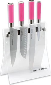 F.Dick Messerblock pink Spirit, 4 Stück