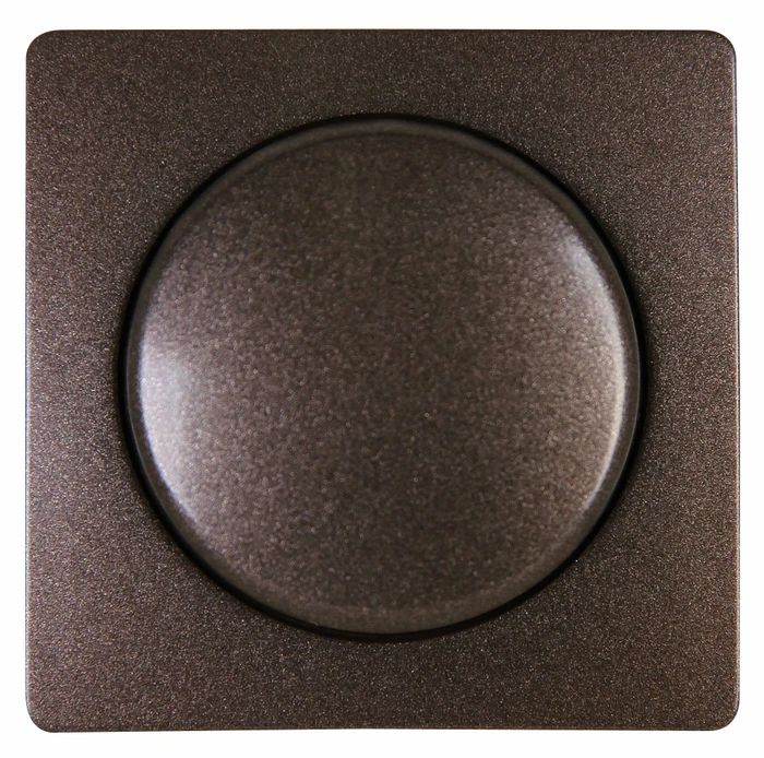 Kopp Paris Dimmer-Abdeckung für Druck-Wechseldimmer, palisander braun
