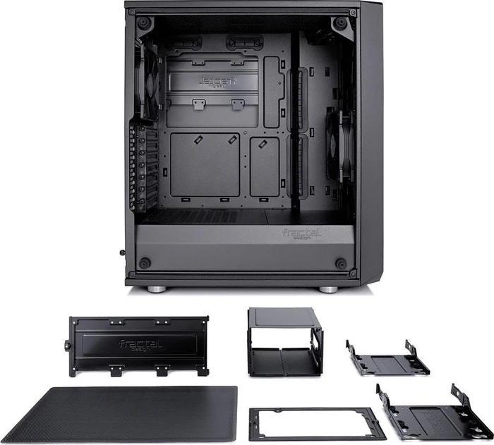 Fractal Design Meshify C Dark, Glasfenster