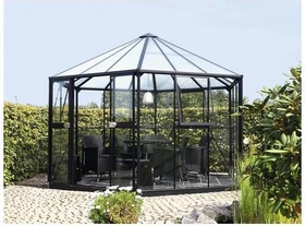 Vitavia Hera 9000 ESG 3mm Gewächshaus schwarz
