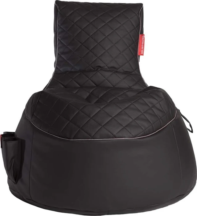 Gamewarez Gaming Sitzsack Classic Cosmic Hurricane, schwarz/grau