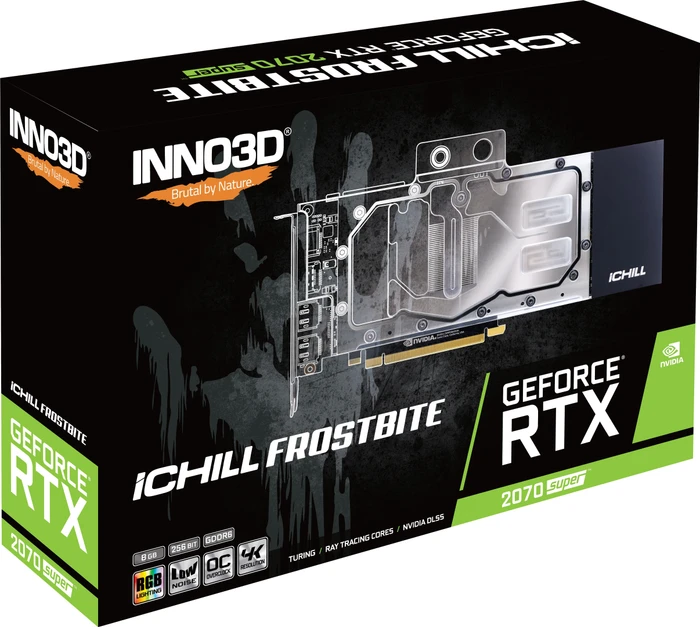INNO3D GeForce RTX 2070 SUPER iCHILL Frostbite, 8GB GDDR6, HDMI, 3x DP
