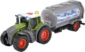 Dickie Toys Fendt Traktor mit Milch-Anhänger