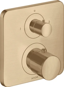 Hansgrohe Axor Citterio M Thermostat mit Ab- und Umstellventil brushed bronze