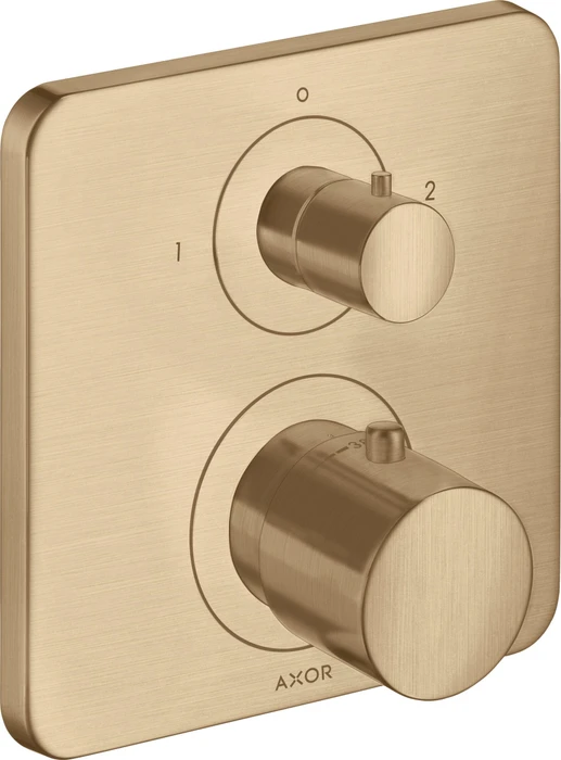 Hansgrohe Axor Citterio M Thermostat mit Ab- und Umstellventil brushed bronze