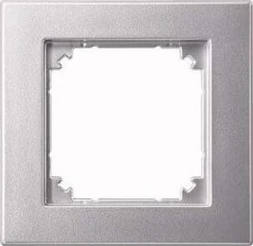 Merten M-PLAN Rahmen 1fach, aluminium edelmatt