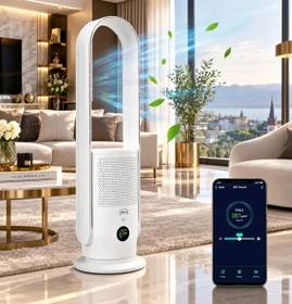 Djive Flowmate ARC Casual 2in1 Luftreiniger/Ventilator clean white