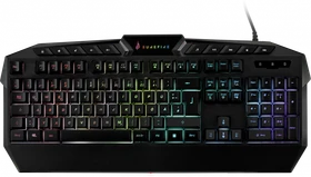 Verbatim SureFire KingPin RGB Gaming Keyboard, LEDs RGB, schwarz, USB, DE