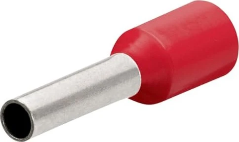 Knipex Aderendhülsen mit Kunststoffkragen 1mm² rot 200 Stück