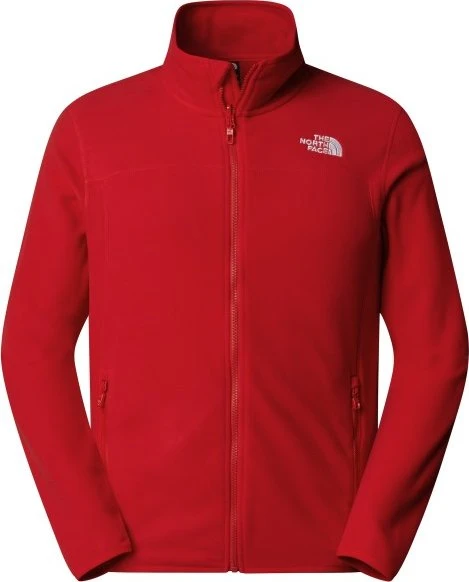 The North Face 100 Glacier Fleece Full Zip Funktionsjacke high risk red (Herren)