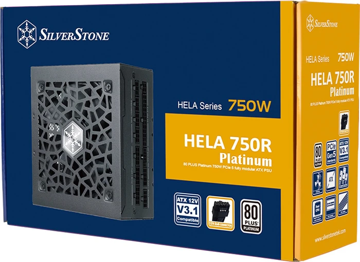 SilverStone HELA 750R Platinum 750W, ATX 3.1
