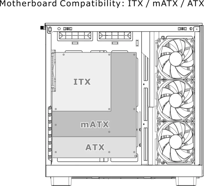 Thermaltake View 380 XL WS ARGB Snow, weiß/braun, Glasfenster